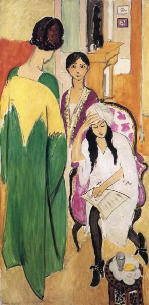 The Three Sisters Triptych, 1. Left Panel by Henri Matisse