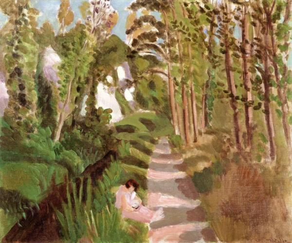 The White Dress, By The Loup by Henri Matisse