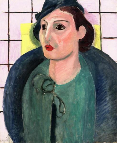 Titine Trovato In Dress And Hat by Henri Matisse