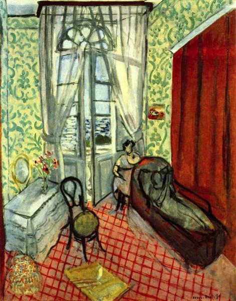Two Women In An Interior by Henri Matisse