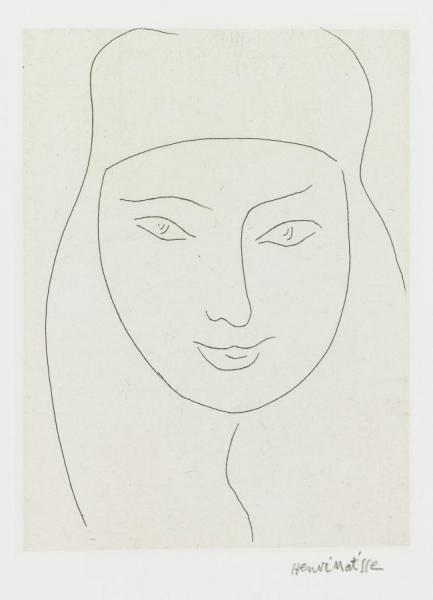 Une Religieuse A L'expression Candide by Henri Matisse