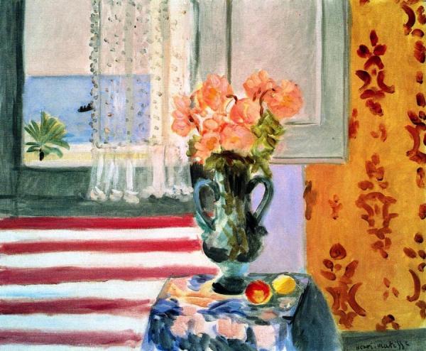 Henri Matisse Vase Of Flowers In Front Of The Window