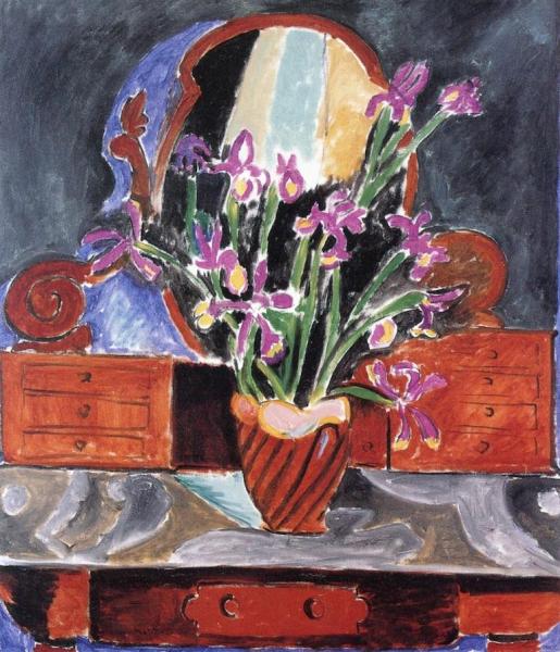 Vase Of Irises by Henri Matisse