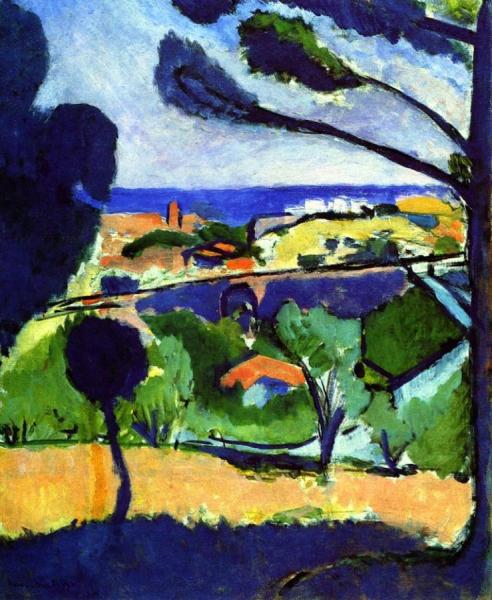 View Of Collioure And Thesea by Henri Matisse