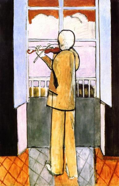 Violinist At The Window by Henri Matisse Oil Painting Reproductions