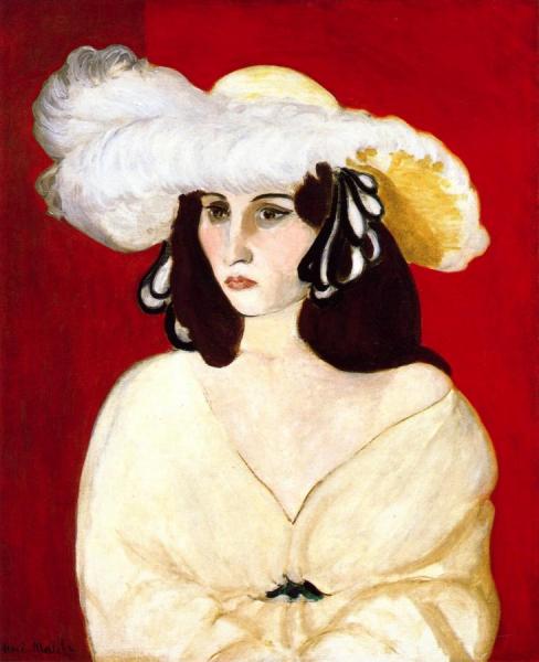White Plumes by Henri Matisse