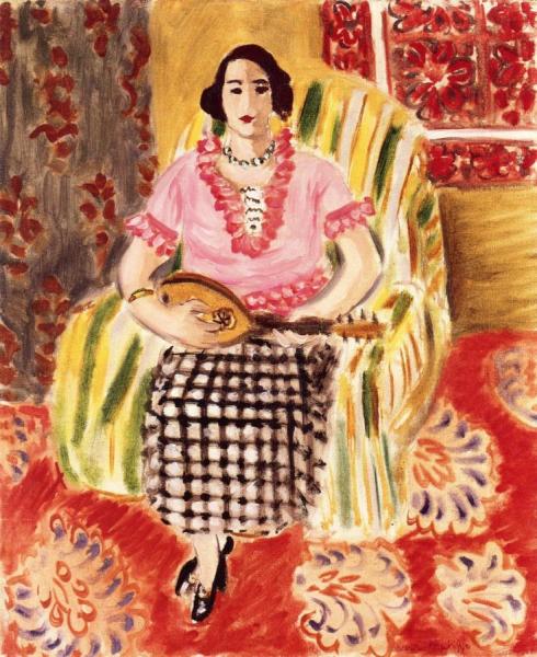 Henri Matisse Woman In A Plaid Skirt