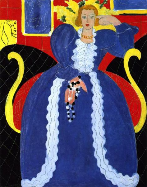 Woman In Blue by Henri Matisse