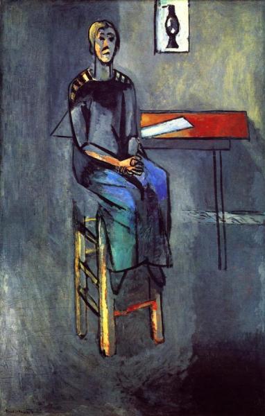 Woman On A High Stool by Henri Matisse Oil Painting Reproductions