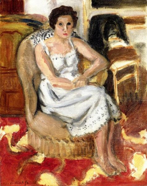 Woman Seated In An Armchair by Henri Matisse