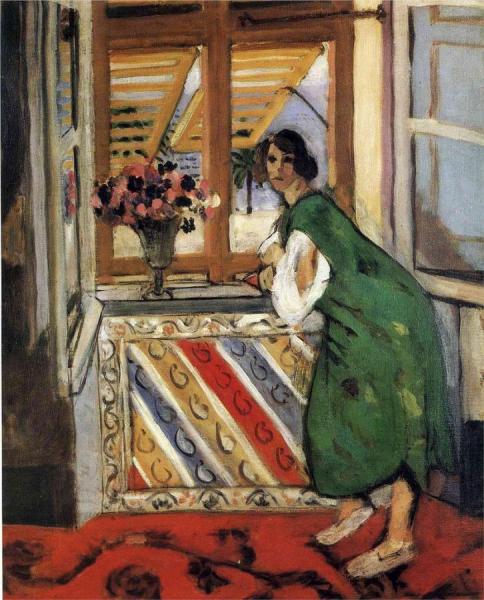 Young Girl In A Green Dress by Henri Matisse