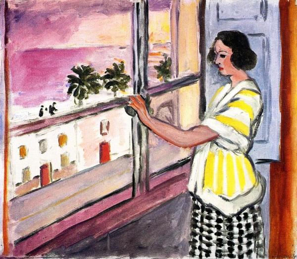 Henri Matisse Young Woman At The Window, Sunset