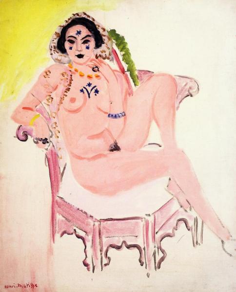 Young Woman In Oriental Rouge by Henri Matisse