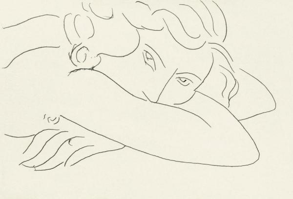 Young Woman With Face Buried In Arms (jeune Femme Le Visage Enfoui Dans Les Bras) by Henri Matisse