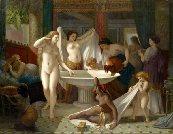 Henri Pierre Picou Jeunes Femmes Au Bain