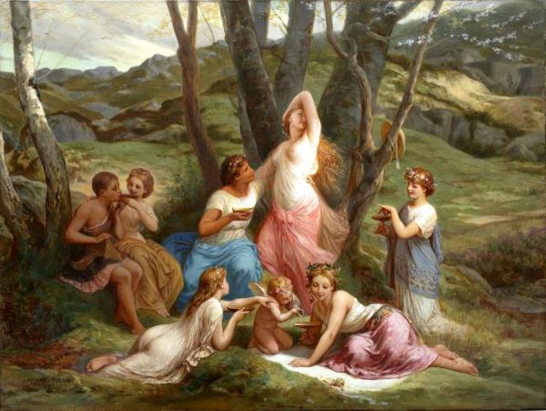 The Nymphs by Henri Pierre Picou Oil Painting Reproductions