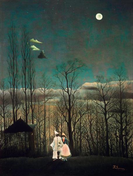 A Carnival Evening by Henri Rousseau