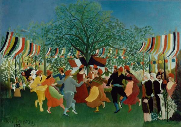 A Centennial Of Independence by Henri Rousseau