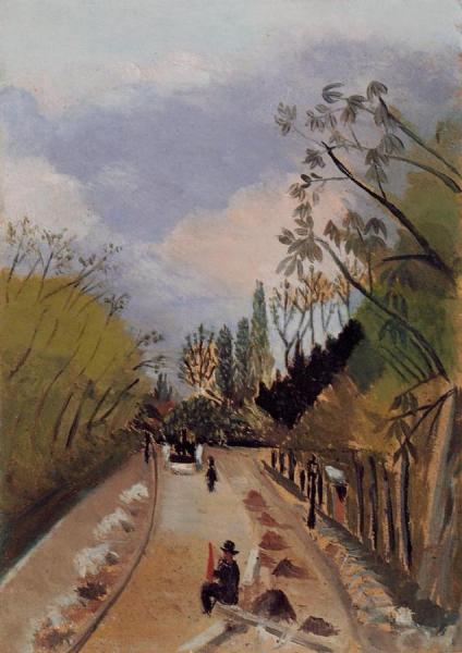 Avenue De L'observatoire by Henri Rousseau Oil Painting Reproductions