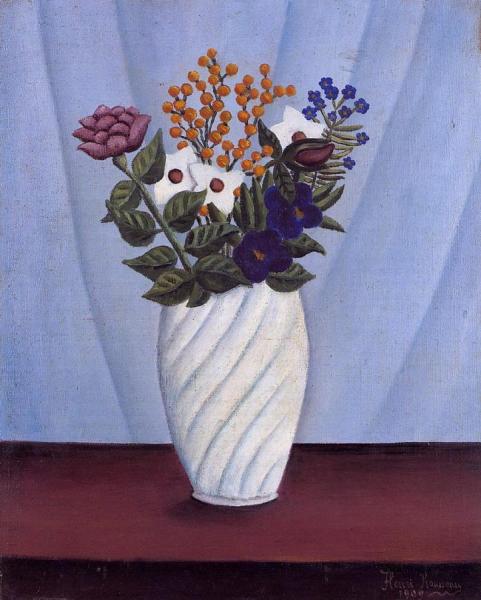 Bouquet Of Flowers by Henri Rousseau