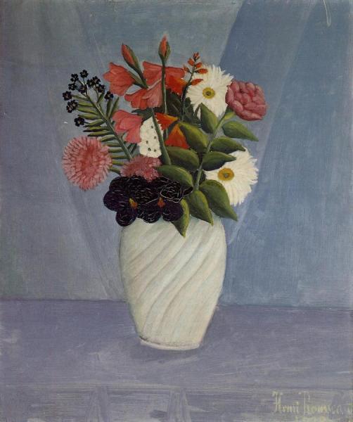 Bouquet Of Flowers by Henri Rousseau