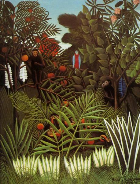 Exotic Landscape by Henri Rousseau
