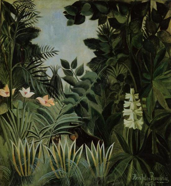 Exotic Landscape by Henri Rousseau