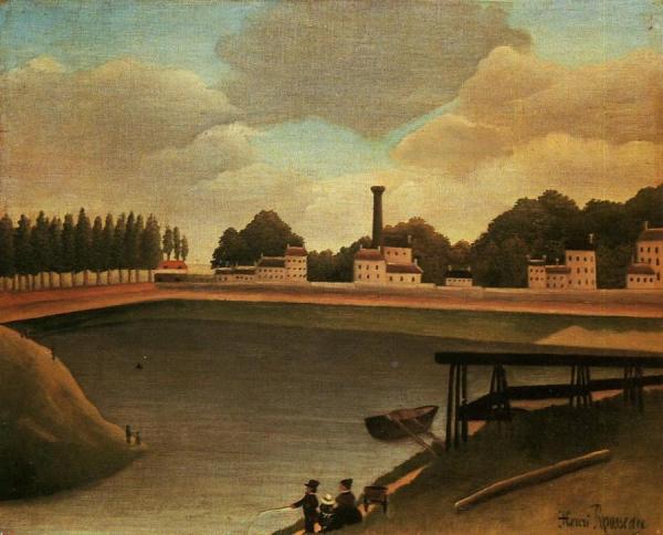 Family Fishing by Henri Rousseau