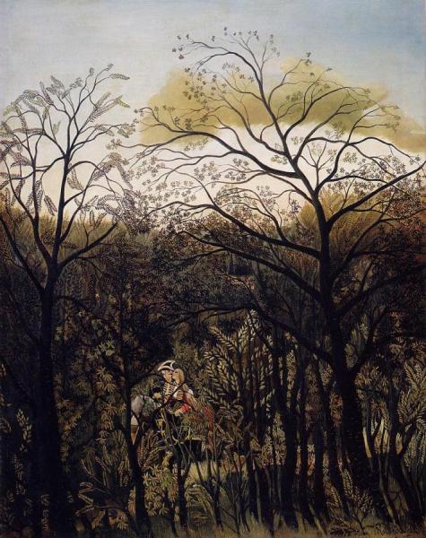 Forest Rendezvous by Henri Rousseau