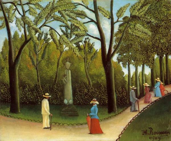 Luxembourg Garden by Henri Rousseau