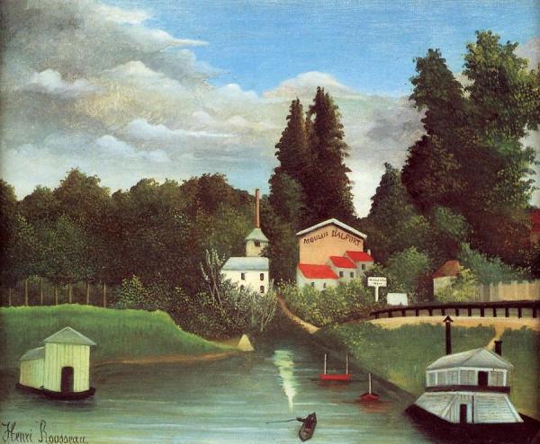 The Mill At Alfort by Henri Rousseau