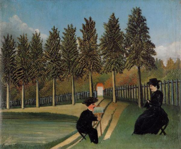 Henri Rousseau The Painter And His Wife