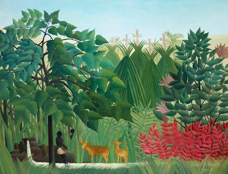 Henri Rousseau The Waterfall
