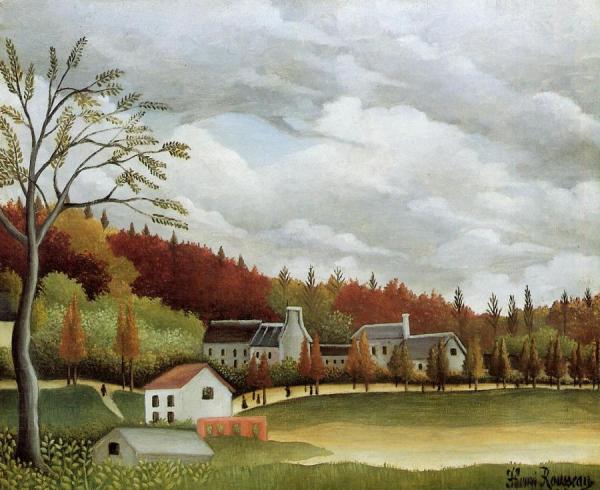 View Of Bievre-sur-gentilly by Henri Rousseau