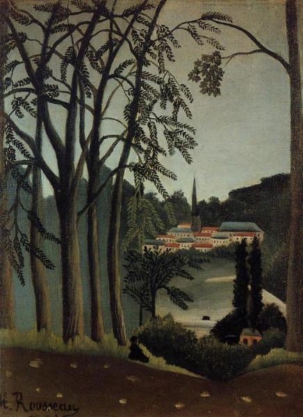 View Of Saint Cloud by Henri Rousseau