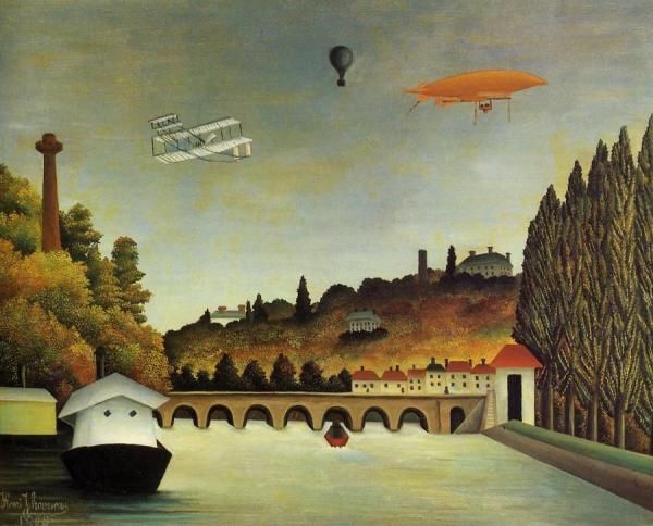 View Of The Bridge At Sevres by Henri Rousseau