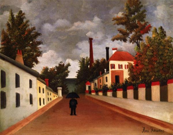 Vue Des Environs De Paris by Henri Rousseau