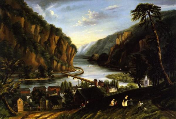 Harper's Ferry by Henrietta Mckenney Oil Painting Reproductions