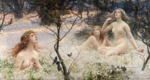 Spring's Awakening, 1913 by Henrietta Rae