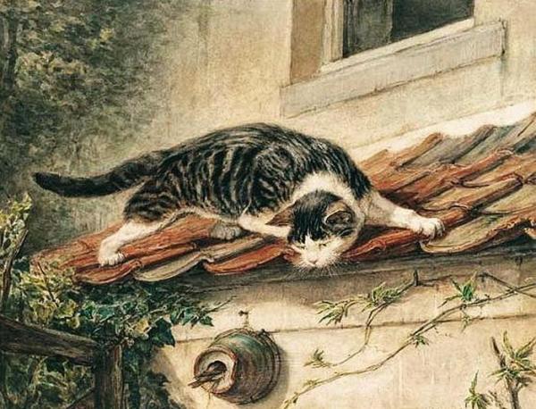 Henriette Ronner-knip A Dangerous Game