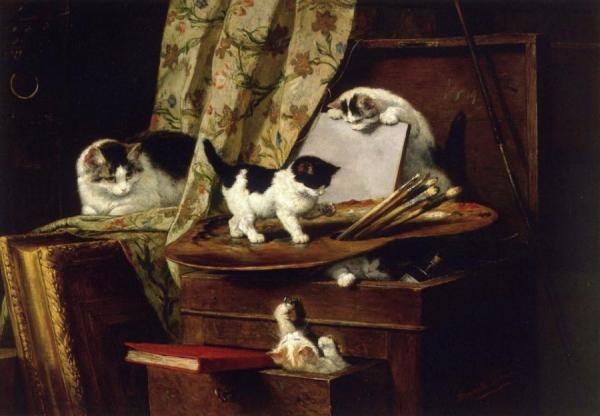 Henriette Ronner-knip Artful Play