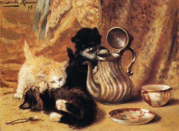 Henriette Ronner-knip Teatime