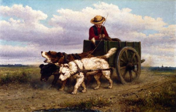 The Journey Home by Henriette Ronner-knip