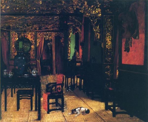 Chinese Interior by Henry Alexander
