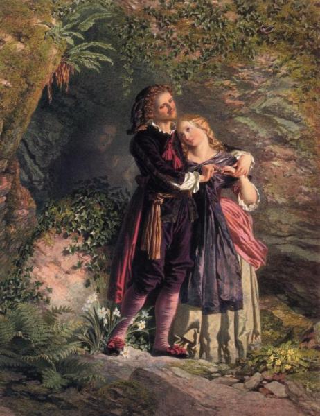 Ferdinand And Miranda by Henry Anelay
