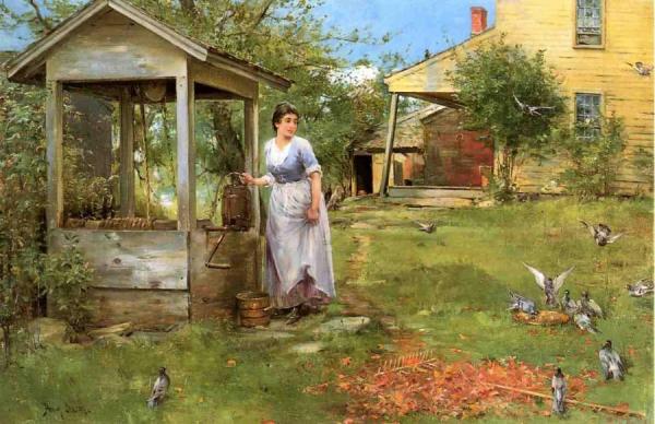 At The Well by Henry Bacon
