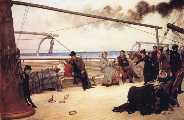 On Shipboard by Henry Bacon