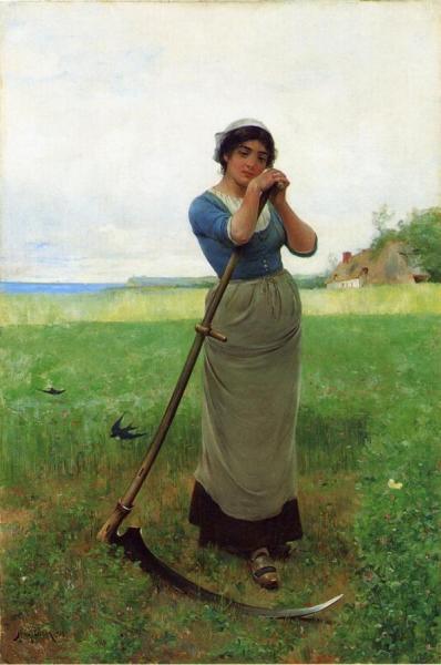 The Peasant Girl by Henry Bacon