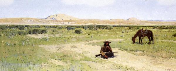 A Rest In The Desert by Henry F. Farny