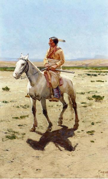 Cheyenne Scout by Henry F. Farny